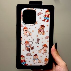 Velvet caviar iPhone 13 Pro Max case cowboy teddy bears, gently used